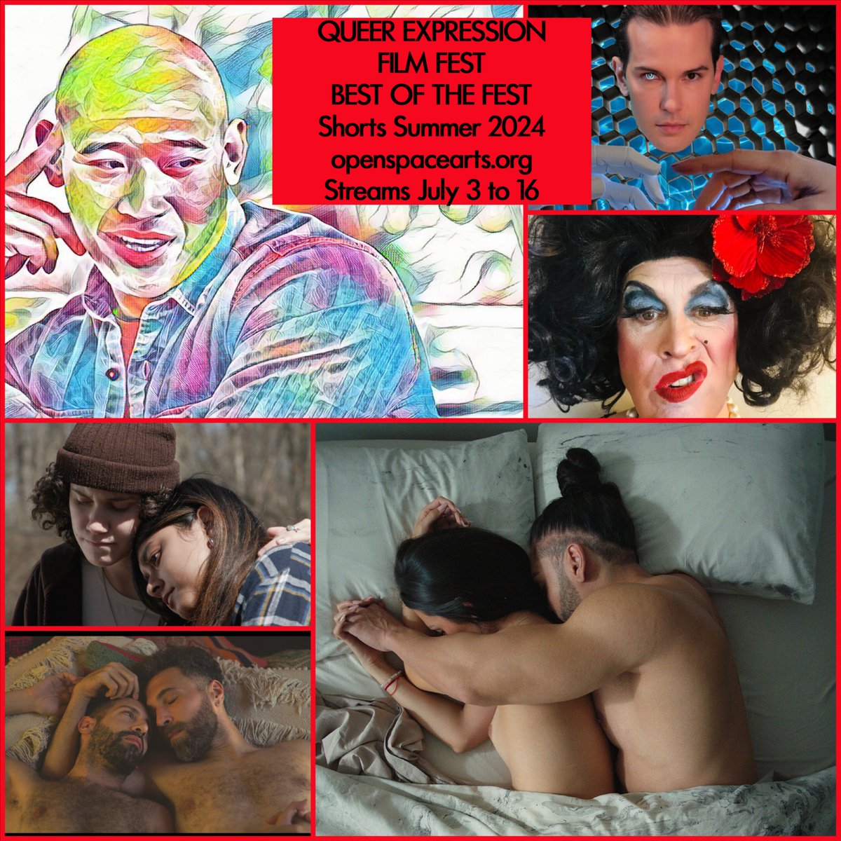 QUEER EXPRESSION FILM FEST now accepting new queer films of any length. Check out QUEER EXPRESSION on FilmFreeway <a href="/DavidZa04788402/">Open Space Arts</a> filmfreeway.com/QueerExpression