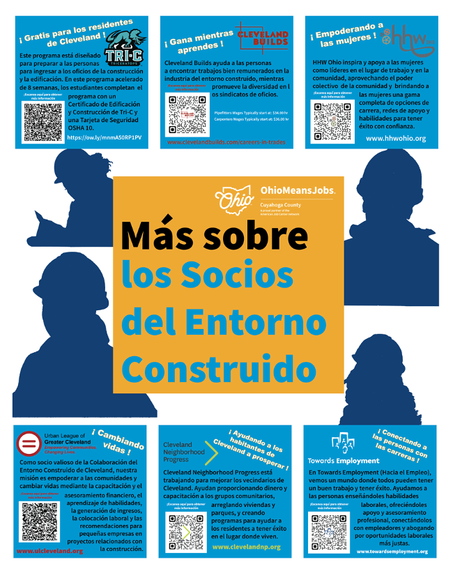 🔧 ¡Marca tus calendarios!
¡La Feria de Empleo y Capacitación en Ambiente Construido se llevará a cabo este mes! ¡No se pierda la oportunidad de conectarse con programas comerciales bien remunerados en los que ganará mientras aprende y construye una carrera lucrativa! #Cleveland
