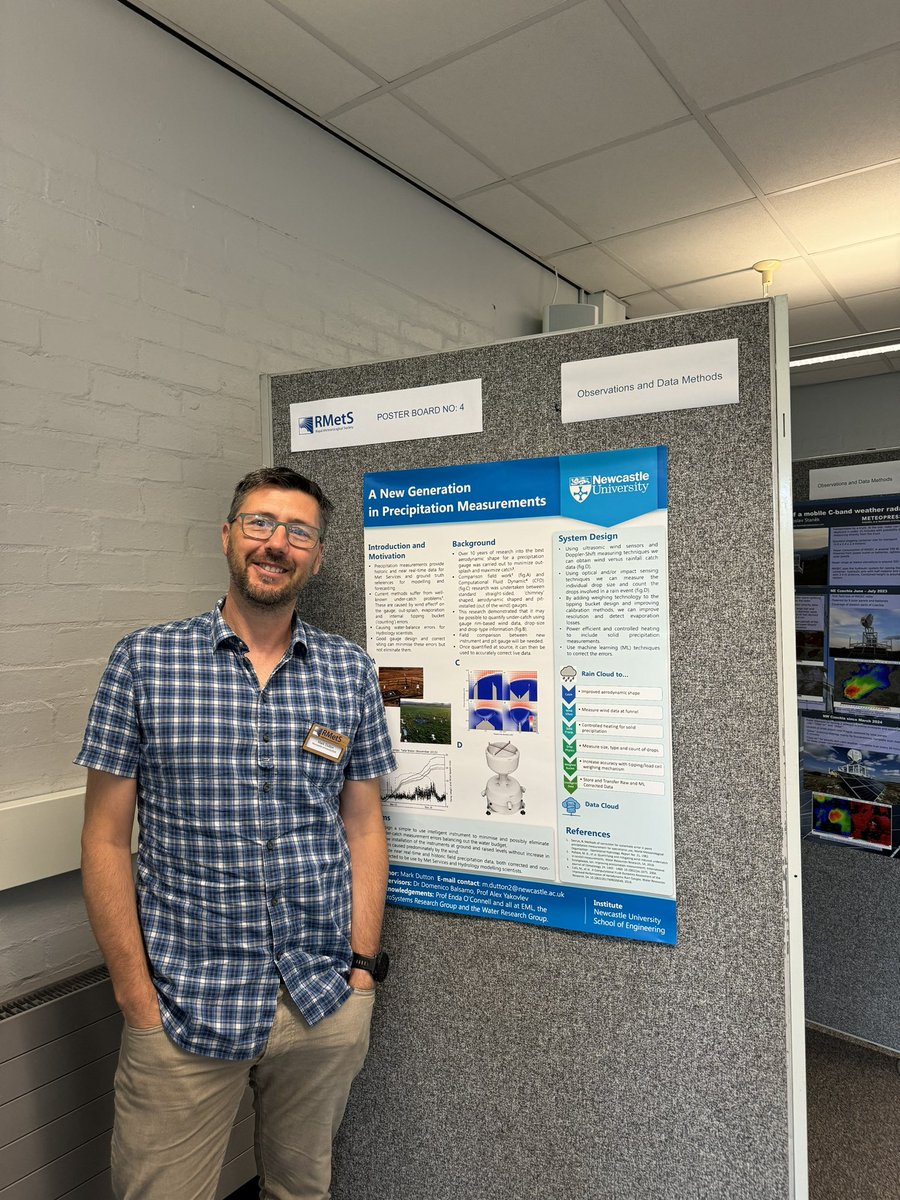 Come and see me tomorrow at 10:15am presenting my poster in Reading at the #RMetS conference.  A new generation in precipitation measurements!