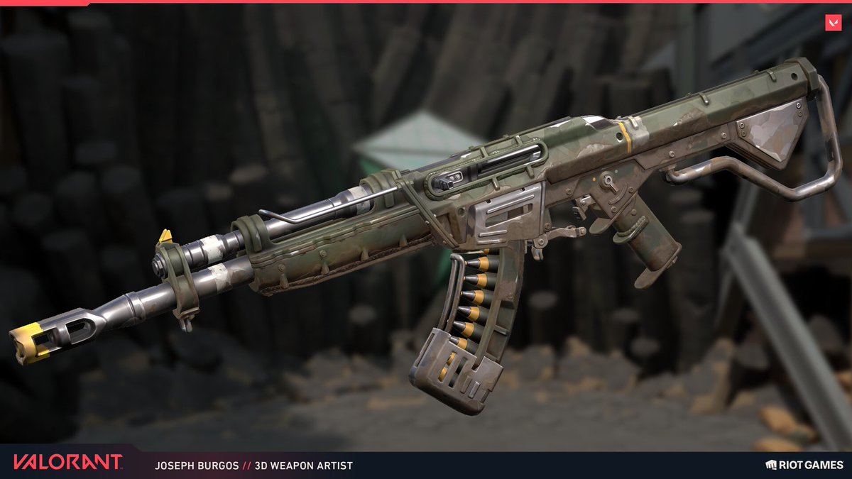 SSJ_Joseph's tweet image. Hey #PortfolioDay !
I’m Joe, and I&apos;m a 3D Weapon Artist at @PlayVALORANT 
I’m always trying to improve my art and learn more. Hoping to make more friends and connections as well :]

🎨: artstation.com/joseph-burgos
🧳: linkedin.com/in/joseph-burg…