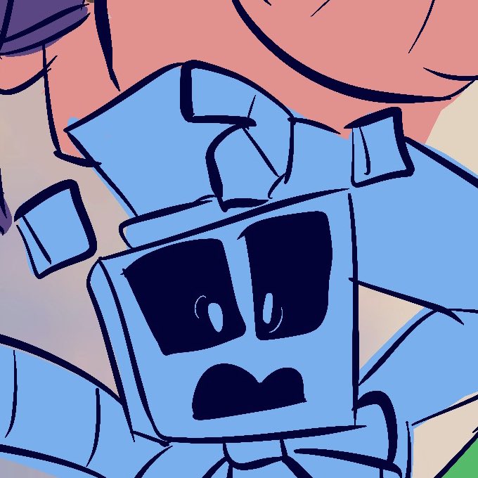 AnimeAbsol's tweet photo. happy retirement- I mean birthday you old short cube https://t.co/UcccBYAfM9