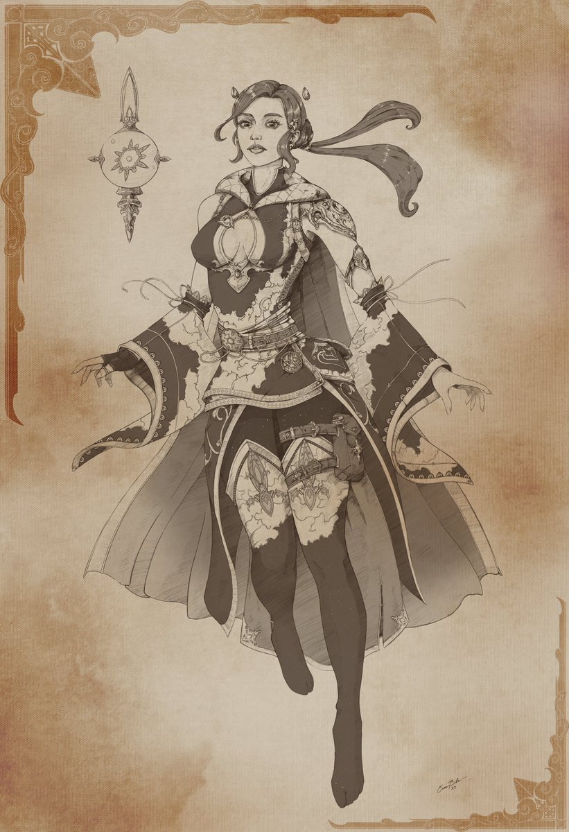 EvanBlairArt's tweet photo. Oh it's #PortfolioDay 

Hello, I'm Evan and I draw everything and everyone from my D&amp;D game. https://t.co/T3jO8wvQ3K
