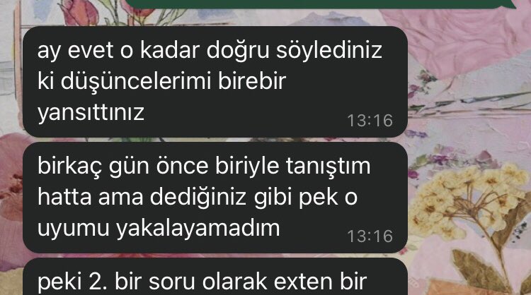 Danışmanlık Dönüşleri ✨