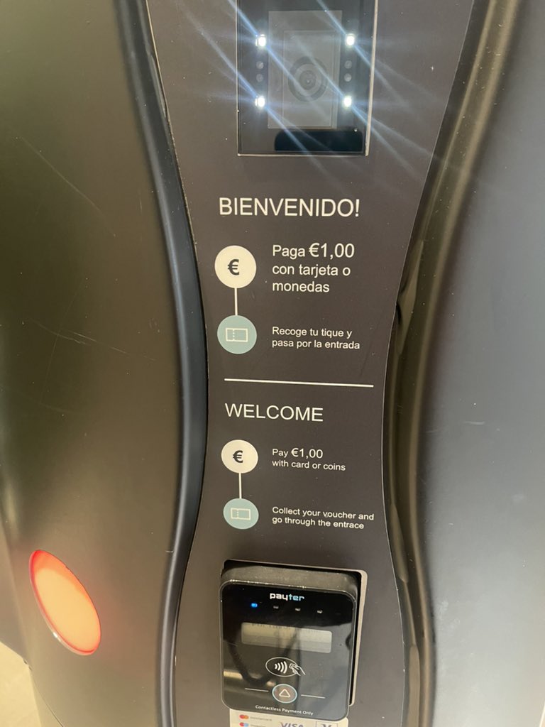 La estación del tren <a href="/Adif_es/">Adif</a> de Delicias en Zaragoza tiene aseo pero has de pagar UN EURO para usarlo… 
Cuando ir al baño se convierte en artículo de lujo.
A mi me parece un atraco. <a href="/consumidores/">OCU</a>