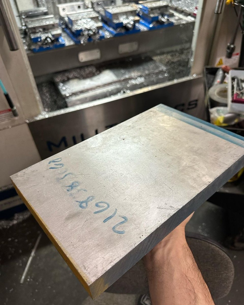 MilltronicsCNC's tweet photo. Watch @jonathanmeleikadesign (Instagram) turn a slab of metal into a beautiful light with his Milltronics VM20IL!

Learn more about the Milltronics IL Series of vertical machining centers: https://t.co/QXoXOXF9aB

#Milltronics #machinist #manufacturing https://t.co/LHN9rQlhTV