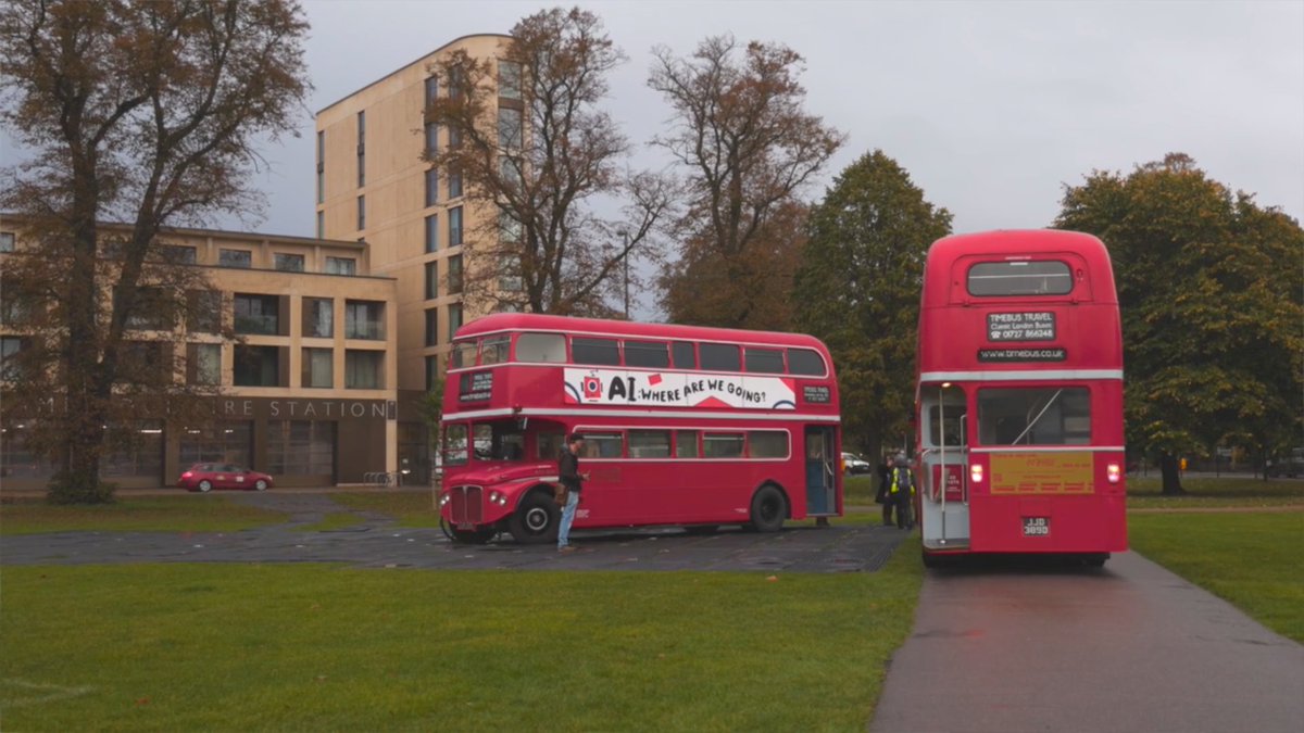 The Kavli Foundation (@kavlifoundation) on Twitter photo The Hopes and Fears Lab (<a href="/EthicsSciPublic/">Kavli Centre for Ethics, Science, and the Public</a>) took over two vintage double-decker buses in Cambridge in October 2022. The buses are now manned by AI researchers who engage in dialogue with people about their hopes and fears for the future. vimeo.com/910810298 The Hopes and Fears Lab (<a href="/EthicsSciPublic/">Kavli Centre for Ethics, Science, and the Public</a>) took over two vintage double-decker buses in Cambridge in October 2022. The buses are now manned by AI researchers who engage in dialogue with people about their hopes and fears for the future. vimeo.com/910810298