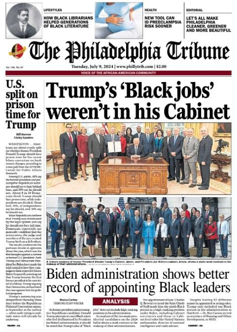 ammarmufasa's tweet photo. What they're reading in one of the oldest, largest Black newspapers in America.

We love a good front page. https://t.co/rARODO2M4n