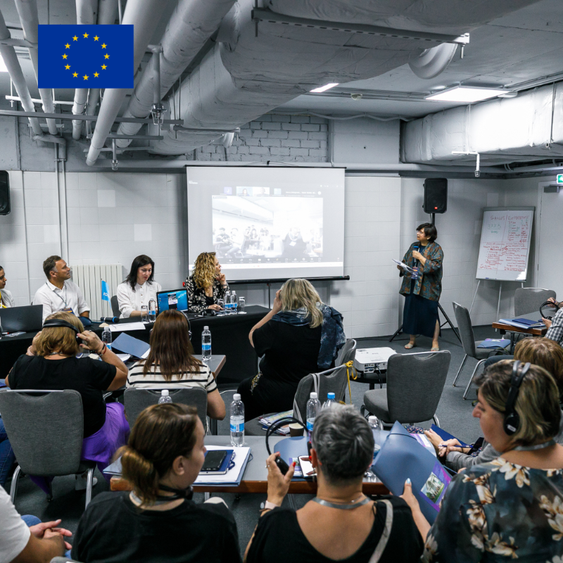 europe_creative's tweet photo. 🇺🇦 cultural heritage is 🇪🇺 cultural heritage.

We're funding ICCROM to train Ukraine’s first team of cultural “first aiders” in Heritage First Aid and Recovery Planning.

On Monday, the training continued with the in-person session and it was a success!