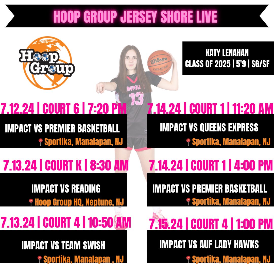 Coaches, my team and I will be playing at the Hoop Group Jersey Shore Live event this weekend. This will be our last live event of the season, hope to see you there! <a href="/teamimpact2025/">Team Impact Select 2025 (PA)</a> <a href="/hgsl_girls/">Hoop Group Girls</a>