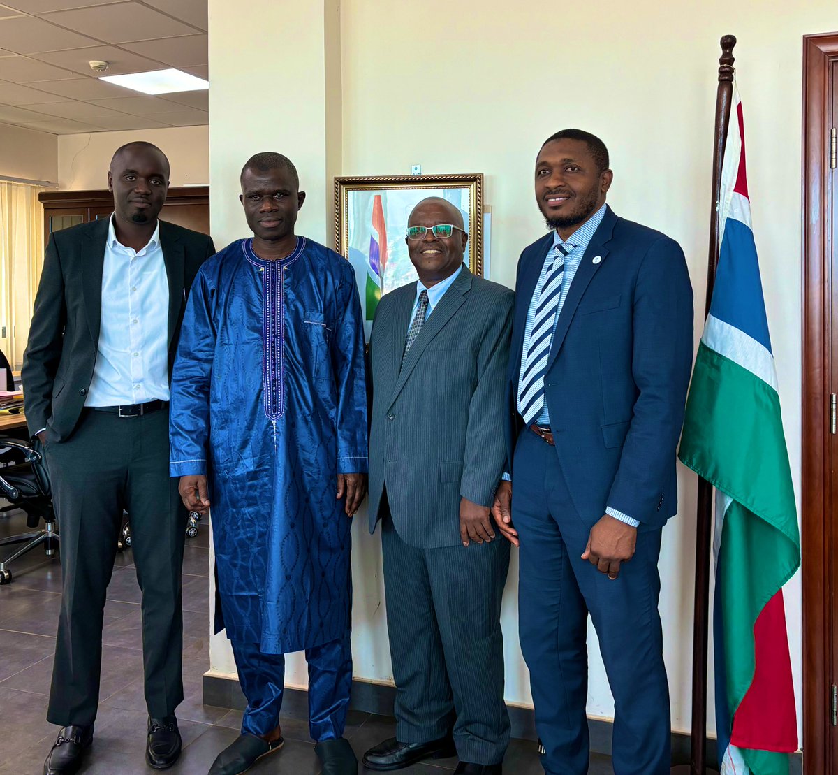 How do we achieve universal access to energy? 
It requires a huge financial investment in the electricity supply chain &amp; strong government collaboration 🤝
I met with Hon. Nani Juwara <a href="/MoPEGambia/">Ministry of Petroleum, Energy and Mines The Gambia</a> today &amp; I reiterated the Bank's continuous support to the Energy sector in #Gambia