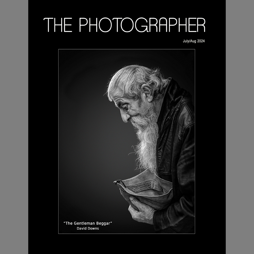TPPA Member, David Downs <a href="/pixeldave/">Grace Simon</a> takes the cover of the July/August 2024 issue of The Photographer Magazine. “The Gentleman Beggar” was created during a trip to Rome. Learn more at thephotographeronline.com/current-issue/…
