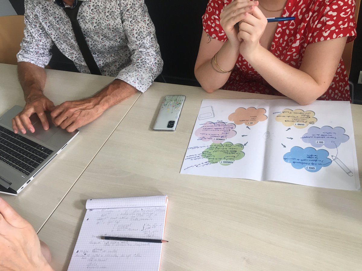 110bisLimoges's tweet photo. Séminaire de l’équipe #Profan de l’@aclimoges pour :
✅ mutualiser les travaux des différents groupes de travail
✅ partager
✅ s’enrichir avec l’apport des chercheurs
✅ envisager les perspectives de l’année N+1
✅ commencer à prototyper des formations
#innovationpeda https://t.co/1rWIADSzxK