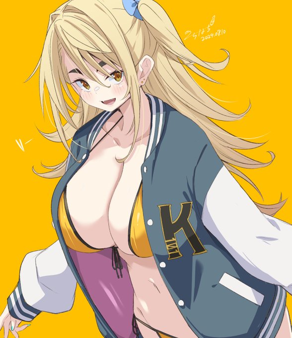 スタジャンを描きたかっただけだけど暑いので折衷案 