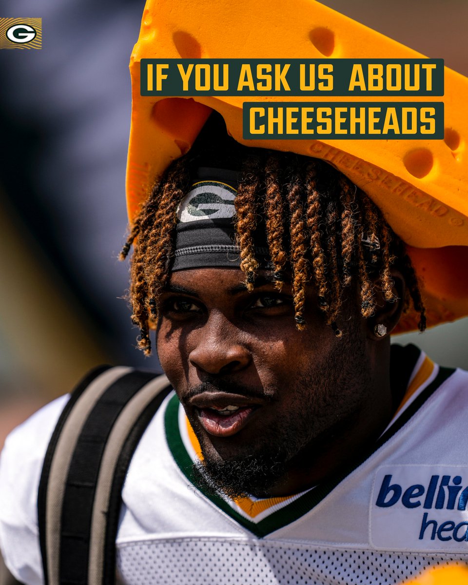 packers's tweet photo. To all the Cheeseheads. https://t.co/WicblMVCKc