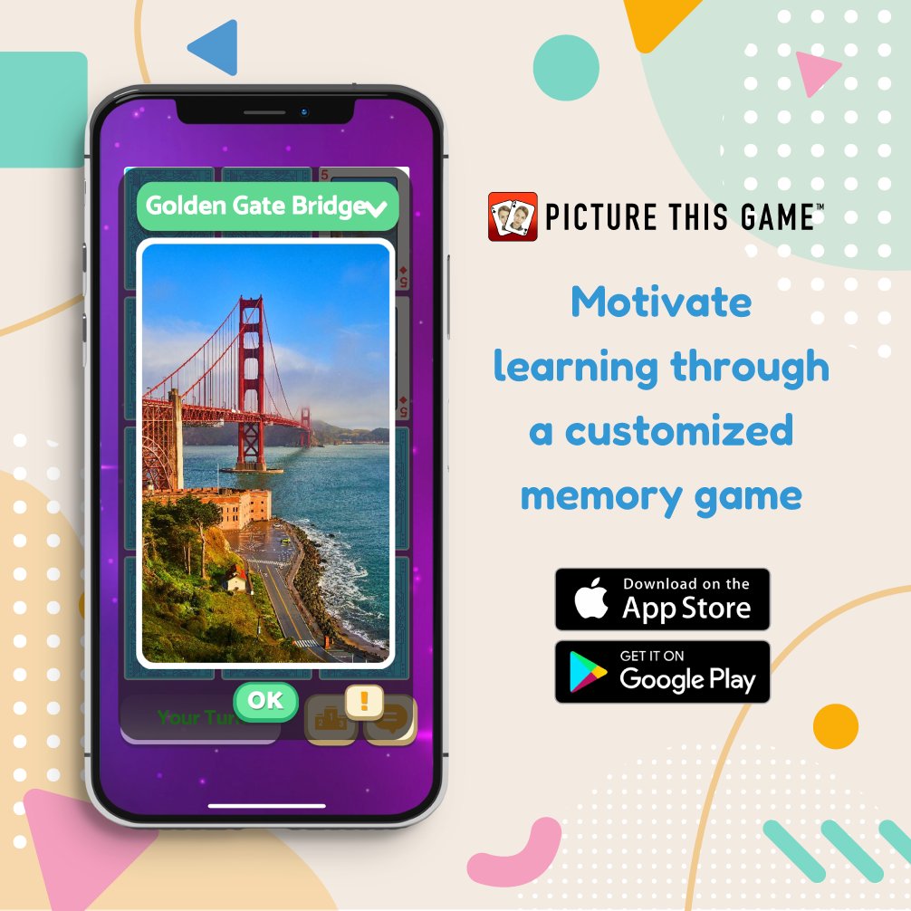 PictureThisGame's tweet photo. Customize your own memory game to motivate learning like never before. Picture This Game is perfect for all ages. It's a playful way to boost memory and knowledge retention. https://t.co/RC7ODRWdxD
#picturethisgame #memorygame #cardgame #learningthroughplay #learning #educational https://t.co/EQ3UHHqY9h