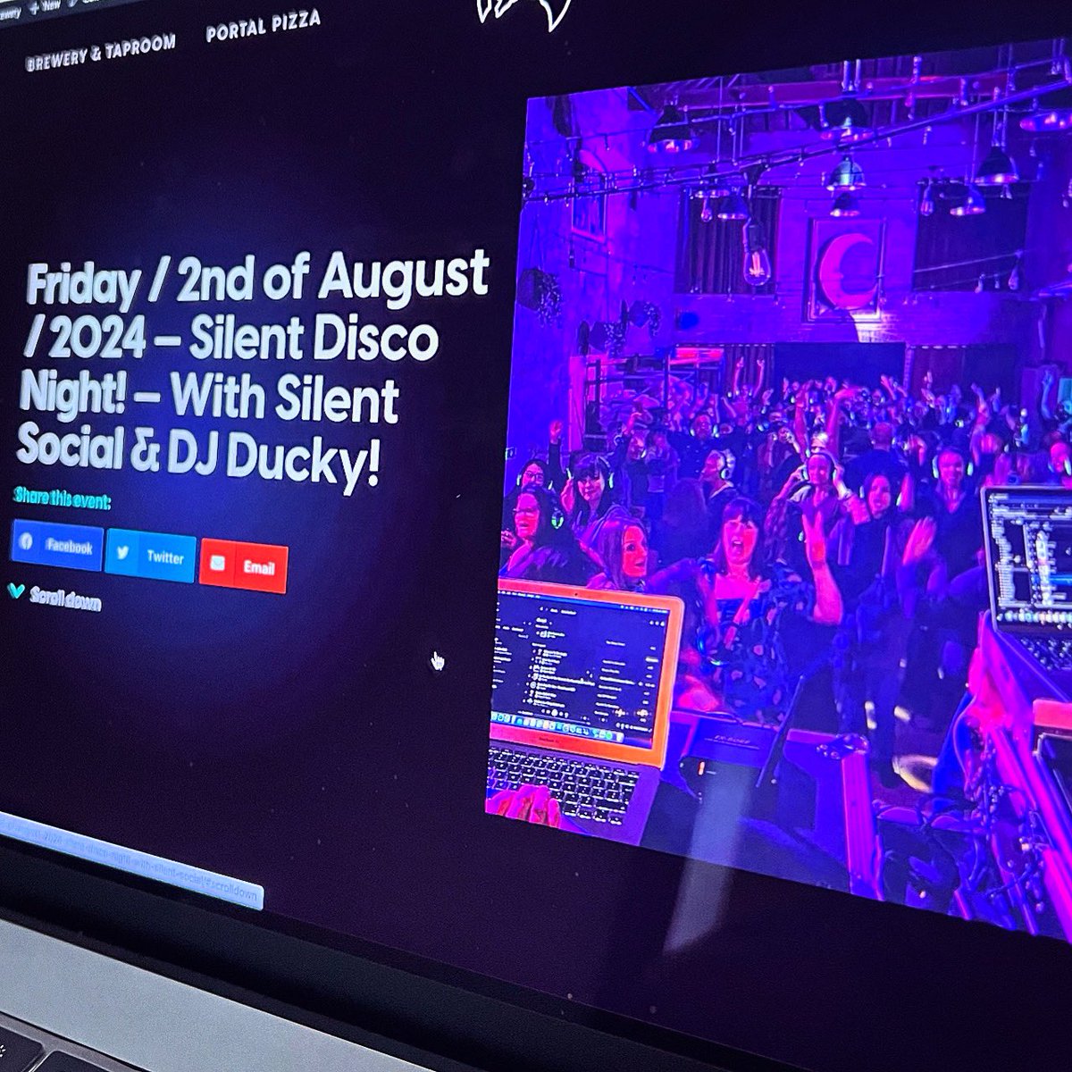 New Silent Disco event for August 2nd up on the website - For tickets just head to the ‘What’s on’ section on there! (link in bio)
.
🎧💃🕺🪩