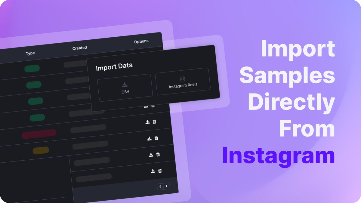 UseDojo's tweet photo. Fresh out the oven: Import from Instagram

You can now input an IG reel URL, and we'll transcribe it for you

Just paste in the reels you'd like to train on and voilà https://t.co/TQhZsaranl