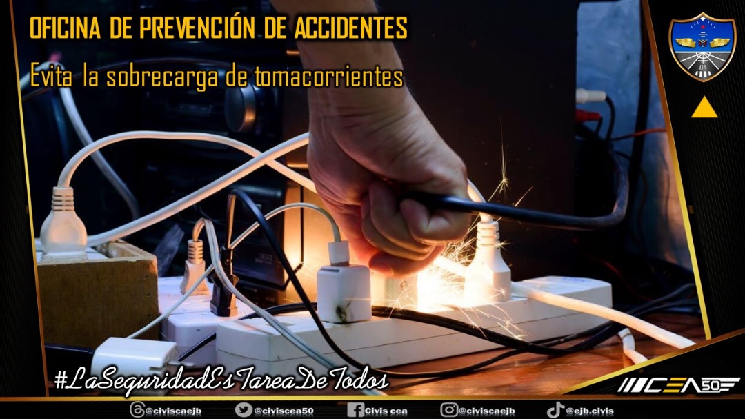 ⚠️ #Prevención || Es importante mantener una conexión acorde a la capacidad de las tomas disponibles, además de leer las guías de consumo eléctrico de cada dispositivo.
#VenezuelaEsPoesía
#FANB
#SoloUnidosVenceremos
#CEA50
#9Jul
