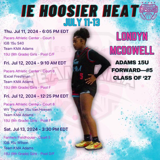 Hoosier Heat Schedule ‼️‼️‼️ <a href="/Assist_U_/">AssistU Recruiting</a> <a href="/Teamkma24/">Team KMA</a> <a href="/CoachLAdams/">Lindsey Adams</a> <a href="/InsiderExposure/">InsiderExposure</a> <a href="/DCHSWBB/">DCHS War Eagles WBB</a>