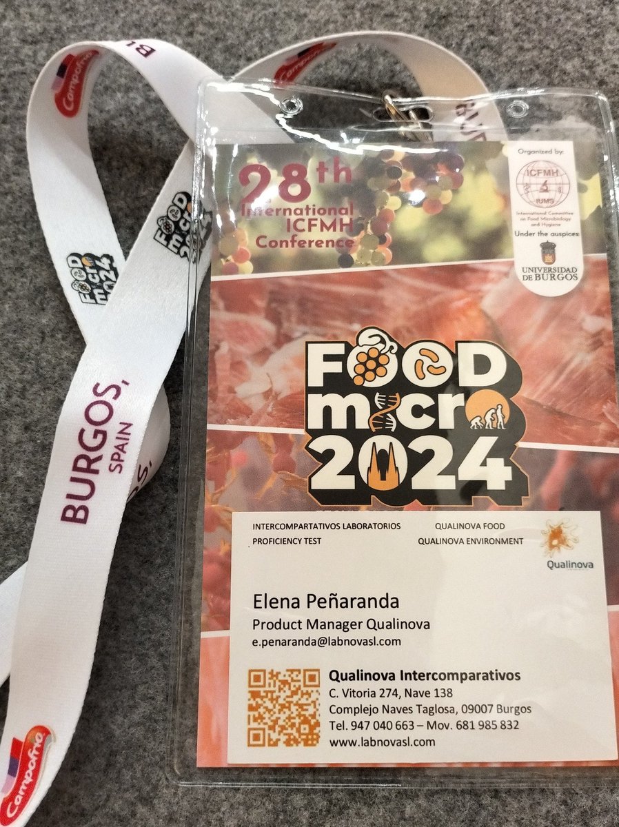 Qualinova Proficiency Test (@qualinova_pt) on Twitter photo I am at the 28th international conference <a href="/FoodMicro2024/">FoodMicro2024</a> that is being held in Burgos.
At the 3rd floor you can find our poster, P-164.
Hope we can meet in person but if not feel free to contact me for any information you may need or want to learn about #ProficiencyTest. I am at the 28th international conference <a href="/FoodMicro2024/">FoodMicro2024</a> that is being held in Burgos.
At the 3rd floor you can find our poster, P-164.
Hope we can meet in person but if not feel free to contact me for any information you may need or want to learn about #ProficiencyTest.