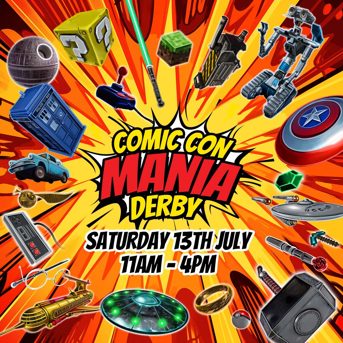 arcadeframes's tweet image. Busy week right now getting ready for Comic Con Mania in Derby this weekend! Swing by and say Hey! comconmania.co.uk