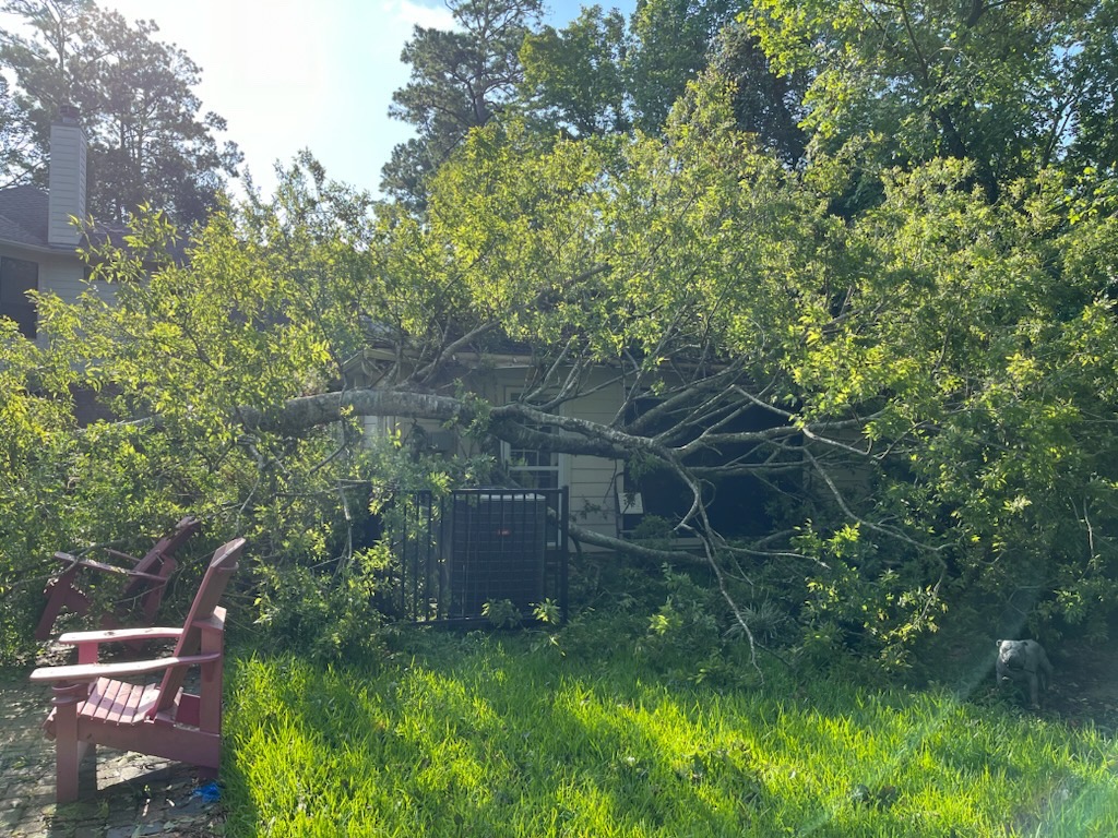 Inspire Women staff is serving on their cell phones while headquarters is waiting for power.  Tree fell on the a.c. Meanwhile God’s mission continues!! Thank you for praying! 🙏

#inspirewomen #houston #hurricane #beryl