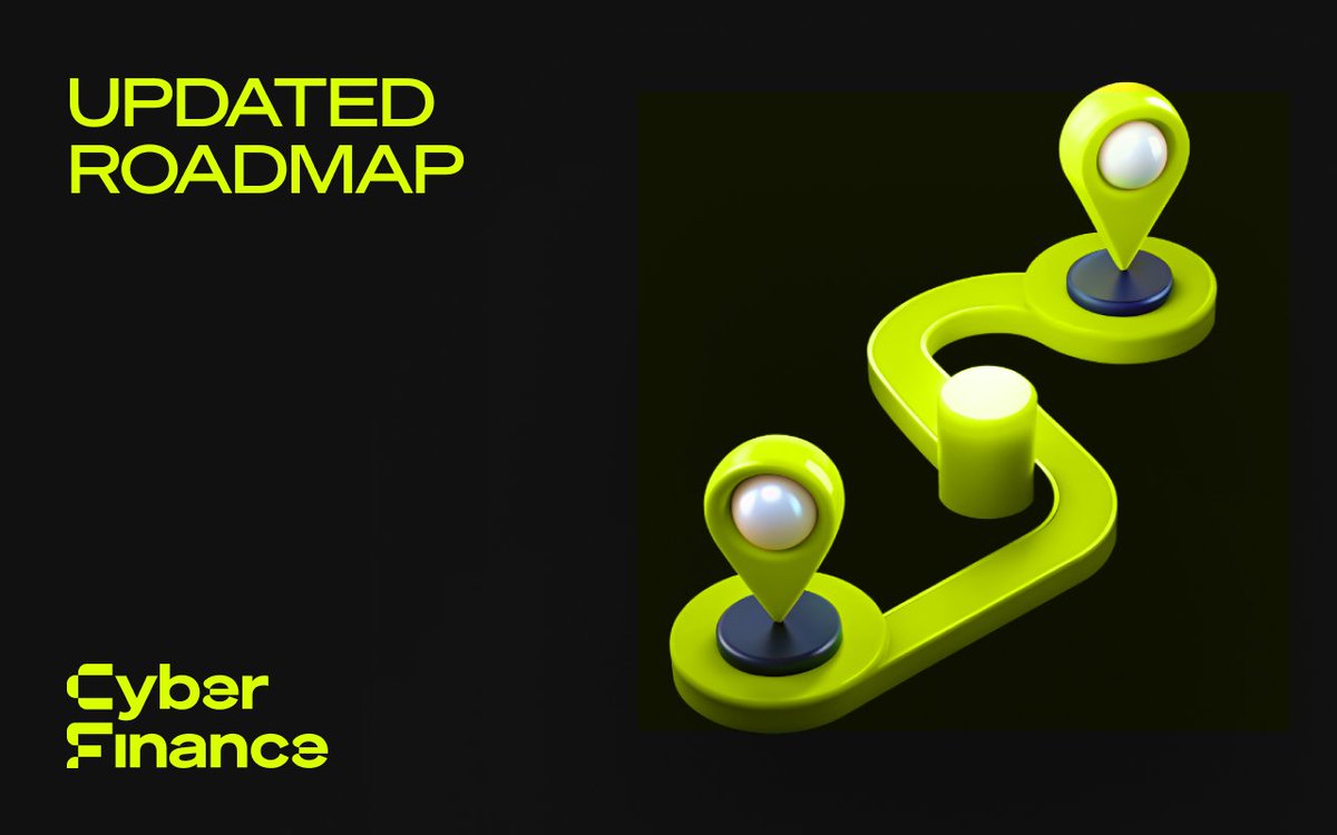 🤩 Updated Cyber Finance Roadmap! 

👇 Let’s dive into our extraordinary journey and glimpse the thrilling future ahead: t.me/CyberFinanceNe…