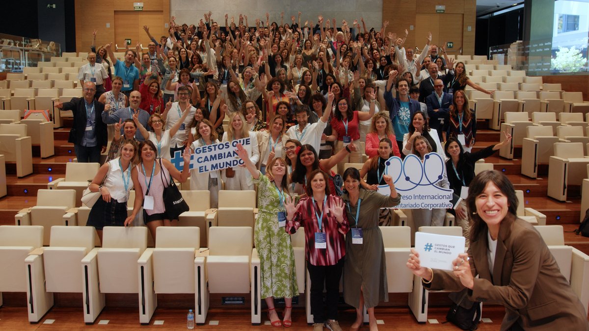 Asistimos al IV Congreso Internacional de #VoluntariadoCorporativo de @voluntare, un éxito rotundo. #compromisosocial, #propósito, #generaciónZ, #probono, #empleabilidad, #saludmental, #empoderamiento, #diversidad, #inclusión ¡Gracias por invitarnos! #gestosquecambianelmundo