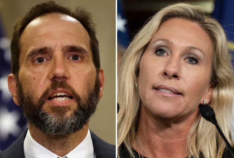 politvidchannel's tweet photo. BREAKING: looks like Special Counsel Jack Smith is planning to indict Marjorie Taylor Greene https://t.co/GcElgDYPyo