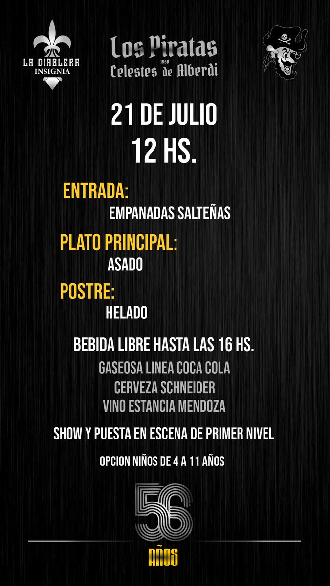 LosPiratasCelestesDeAlberdi 1968 (@lpiratascda1968) on Twitter photo 