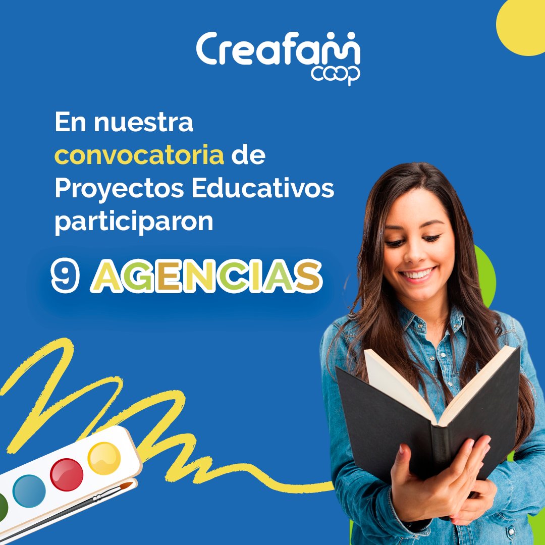 CREAFAM's tweet image. En nuestra convocatoria de proyectos educativos participaron 9 Agencias 🪐
⚡️Aportaremos a cada uno de los ganadores un total de $16.666.667 ⚡️para mejoras educativas 🎓📚
Conoce aquí los ganadores 👆
#JuntosProgresamos 💙💙 #SomosEducación #SomosCreafam #SomosProgreso #Creafam