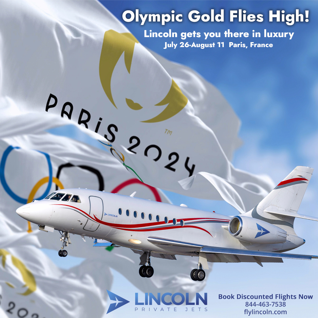 flylincolnjets's tweet photo. Fly in luxury to the 2024 Paris Summer Olympics! Witness the world's athletes compete after enjoying top-flight service. Book with LPJ's "Summer Sizzler" discounts to save now! ✈️

Call 844-463-7538 or visit https://t.co/EK11hozfei

#Paris2024  #OlympicGames  #LuxuryLifestyle https://t.co/tz9ONvbRwf