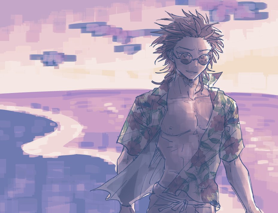 「夏のラガぴ 」|ななめのイラスト