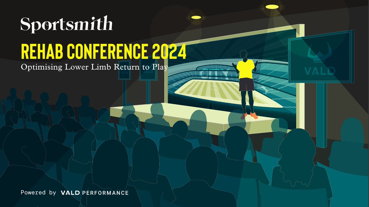 Sportsmith (@sportsmithhq) on Twitter photo Come join us for the Sportsmith Rehab Conference on 12-13 October being held at the Etihad Stadium, Manchester, home of the EPL Champions, Manchester City!
Sportsmith.co/events/sportsm…
Check out our allstar list of speakers in the thread 👇🏼
Powered by <a href="/VALDPerformance/">VALD Performance</a> Come join us for the Sportsmith Rehab Conference on 12-13 October being held at the Etihad Stadium, Manchester, home of the EPL Champions, Manchester City!
Sportsmith.co/events/sportsm…
Check out our allstar list of speakers in the thread 👇🏼
Powered by <a href="/VALDPerformance/">VALD Performance</a>