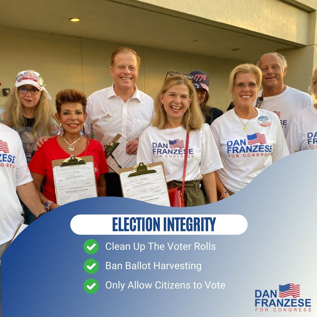 danforfl's tweet photo. Election Integrity Matters! π³οΈ Let's ensure every vote counts. Dan Franzese supports Seth Keshelβs plan to:
β Clean Up The Voter Rolls
β Ban Ballot Harvesting
β Only Citizens Should Vote
Vote for secure and fair elections!
#FL22Primary #ElectionIntegrity #VoteForDan https://t.co/28fmSJNMpY