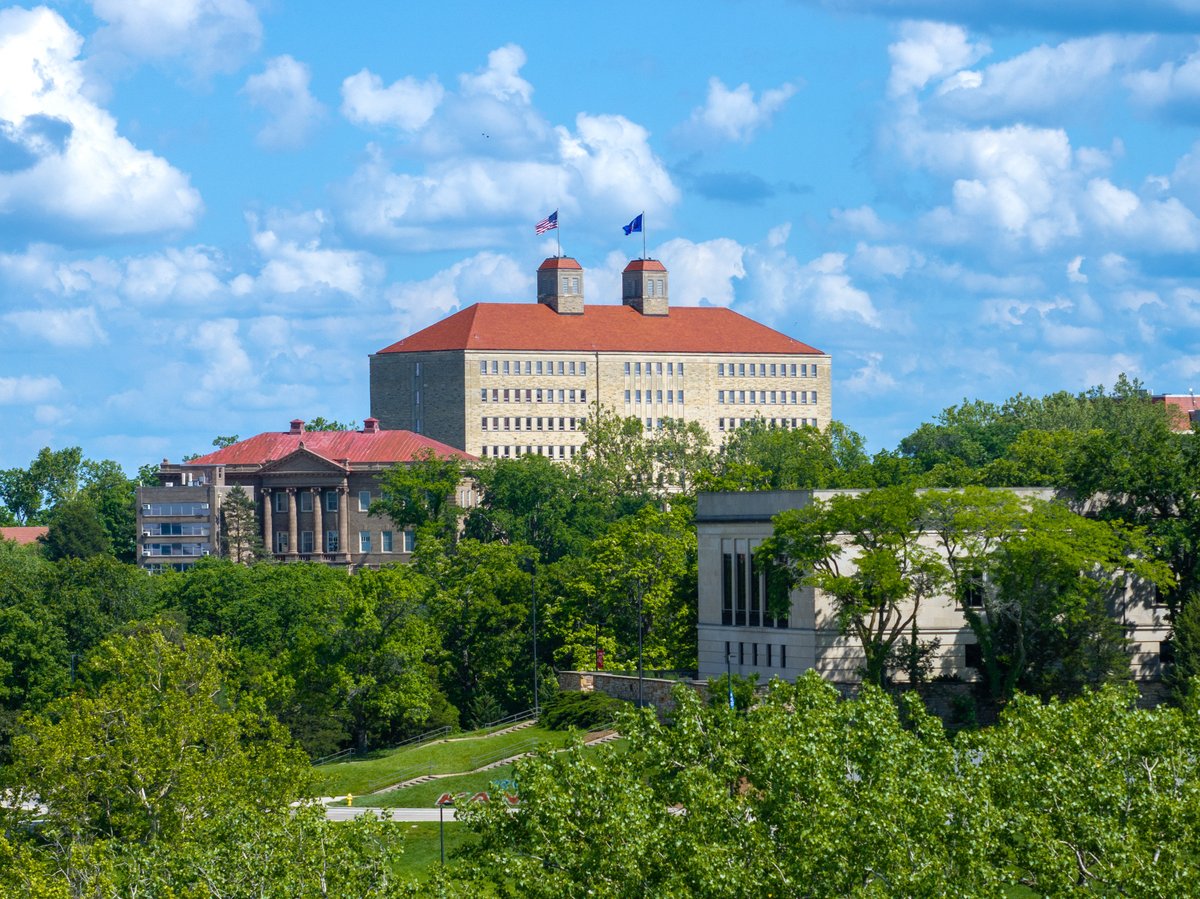 UnivOfKansas's tweet image. In a word: glorious ☁️