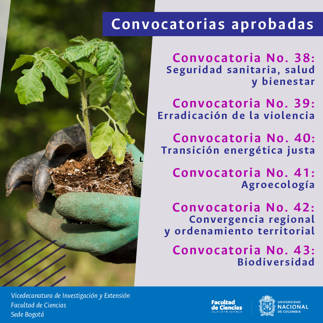 viceinves_fcbog's tweet photo. Nuevas convocatorias. ¡Únete al impulso de la ciencia y la innovación en Colombia con el OCAD! Consulta los términos de referencia aquí: https://t.co/xJqCBs7cTl y completa el siguiente formulario de inscripción: https://t.co/kb5EIoNhX9 https://t.co/KLhjyBAXCC