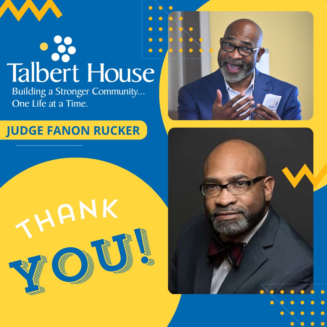 Thank you, Judge Fanon Rucker, for not only addressing our fathers at the Fatherhood Graduation but also for advocating for the Family Services &amp; Treatment Levy in Hamilton County supports Talbert House's services! We appreciate everything you do for the community. 
⁠