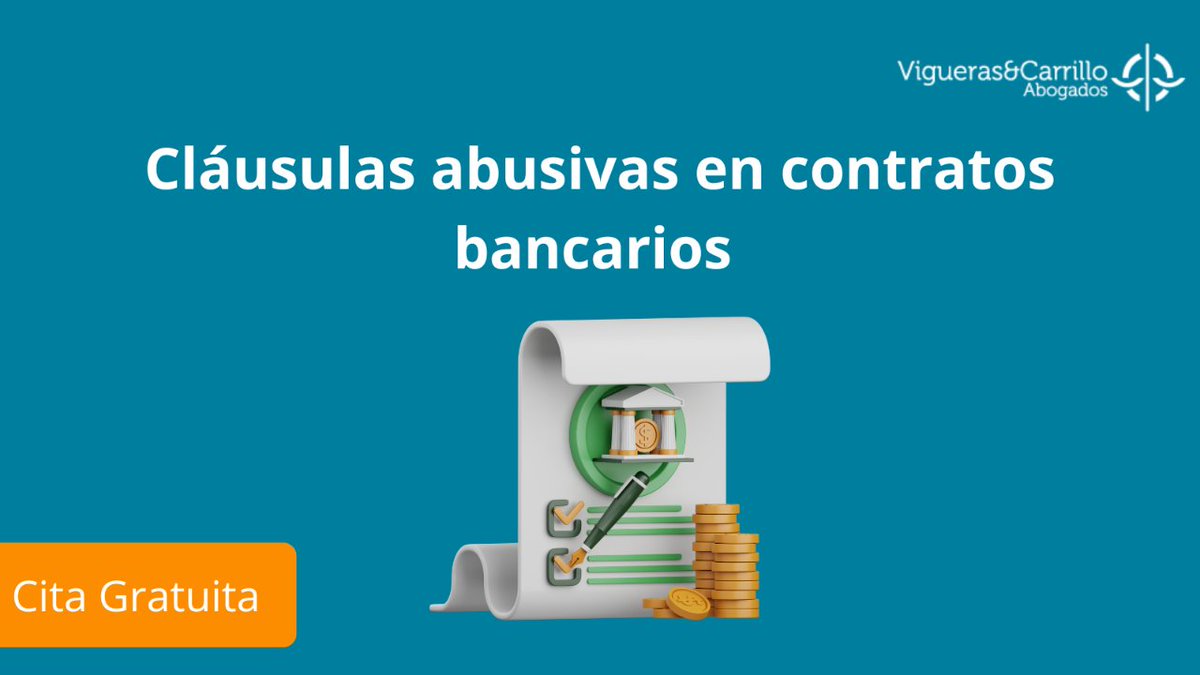 Las cláusulas abusivas en contratos bancarios son aquellas que causan un desequilibrio en detrimento del consumidor. Identificarlas y reclamarlas es un derecho. #CláusulasAbusivas