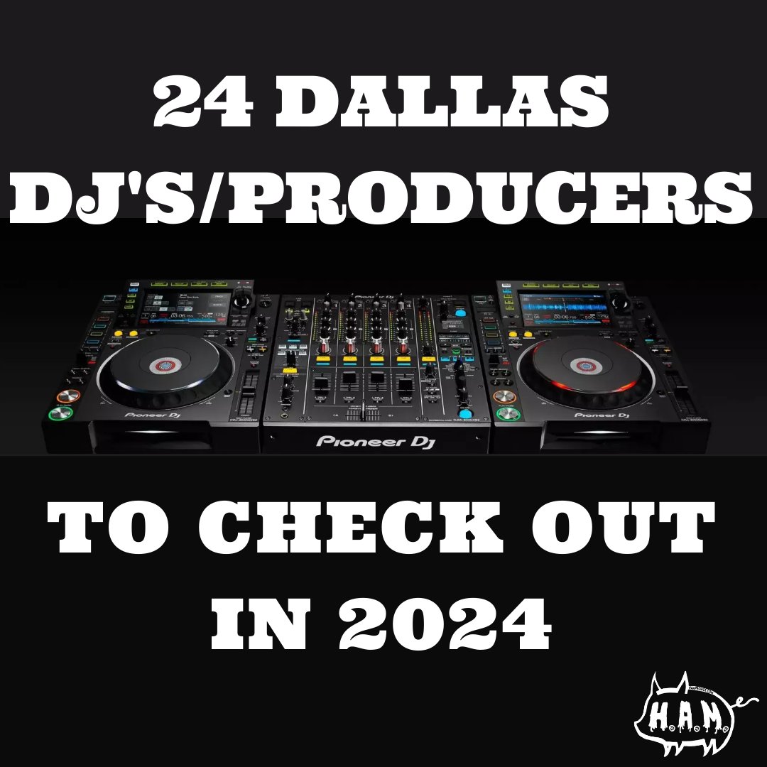 𝟐𝟒 𝐃𝐚𝐥𝐥𝐚𝐬 𝐃𝐉'𝐬 &amp; 𝐏𝐫𝐨𝐝𝐮𝐜𝐞𝐫𝐬 𝐭𝐨 𝐖𝐚𝐭𝐜𝐡 𝐢𝐧 𝟐𝟎𝟐𝟒!

Dallas has incredible artists, so here's our list of those who impressed us with their releases or shows. Check out the list below. Thanks for supporting Dallas artists! ⬇️

bit.ly/24DallasDJsToC… 👀