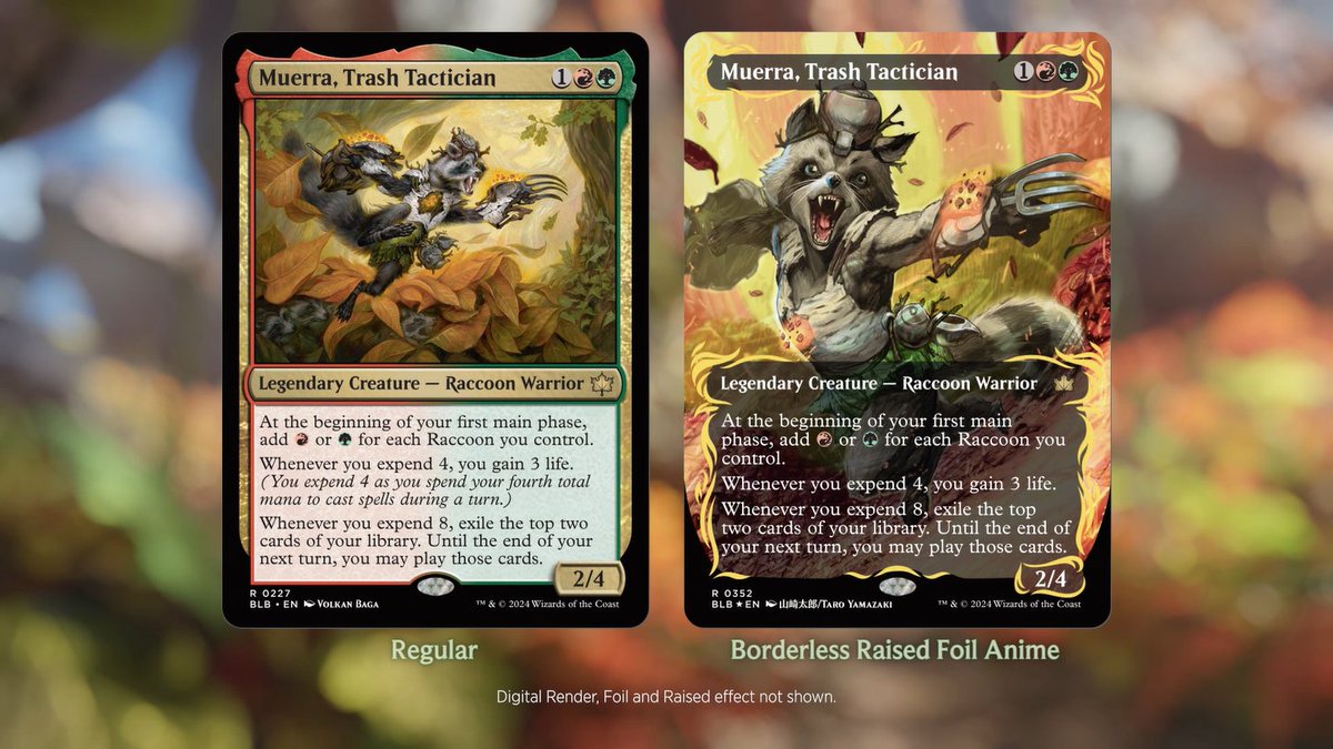 raccoon mtg cards Ramen Raccoon Token Magic Card Pack (5 Cards)  Level 1 Gamers