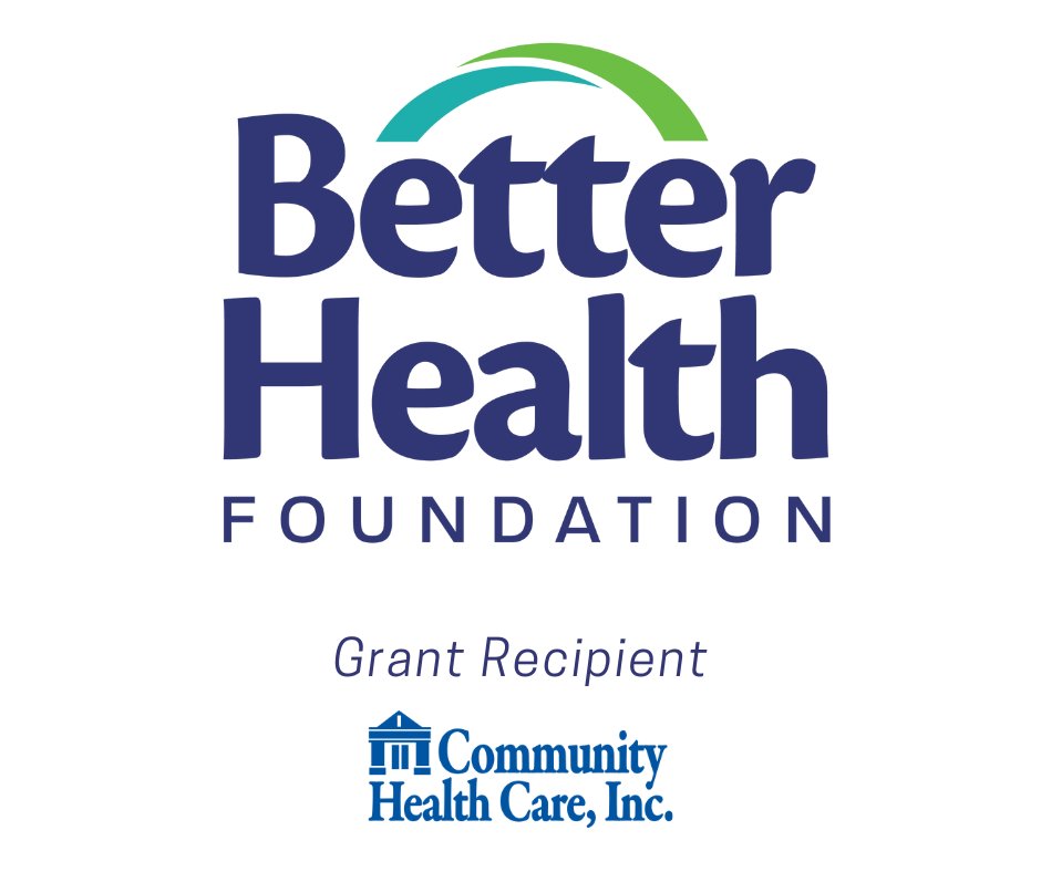 CHC receives $200,000 grant to support new Perinatal program focused on ensuring equal access to care and reduce mental and behavioral health risk factors for mothers.

Thank you, Better Health Foundation, for your generous support of CHC and the communities we serve!

#ValueCHCs