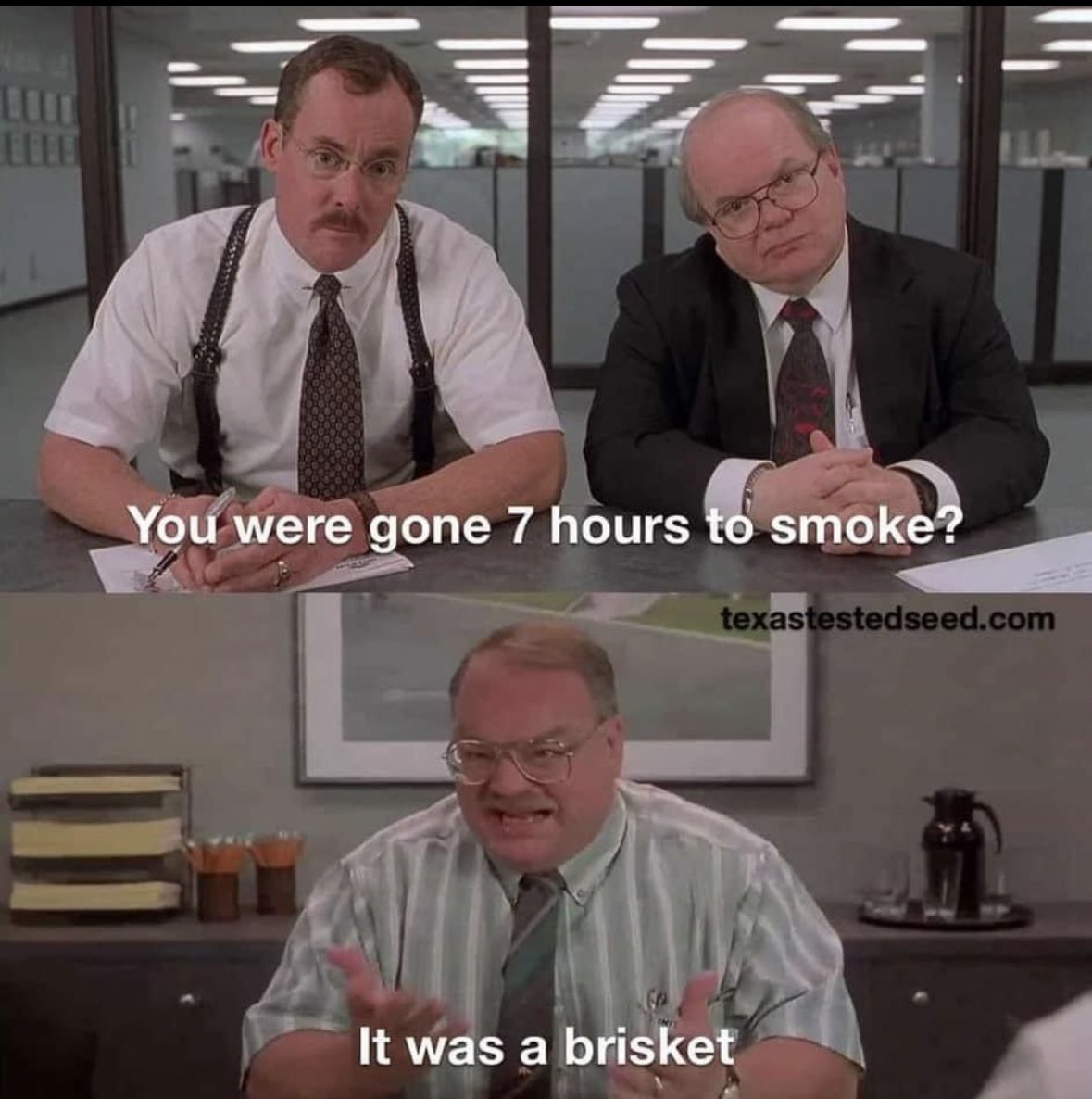 Texans at work like…