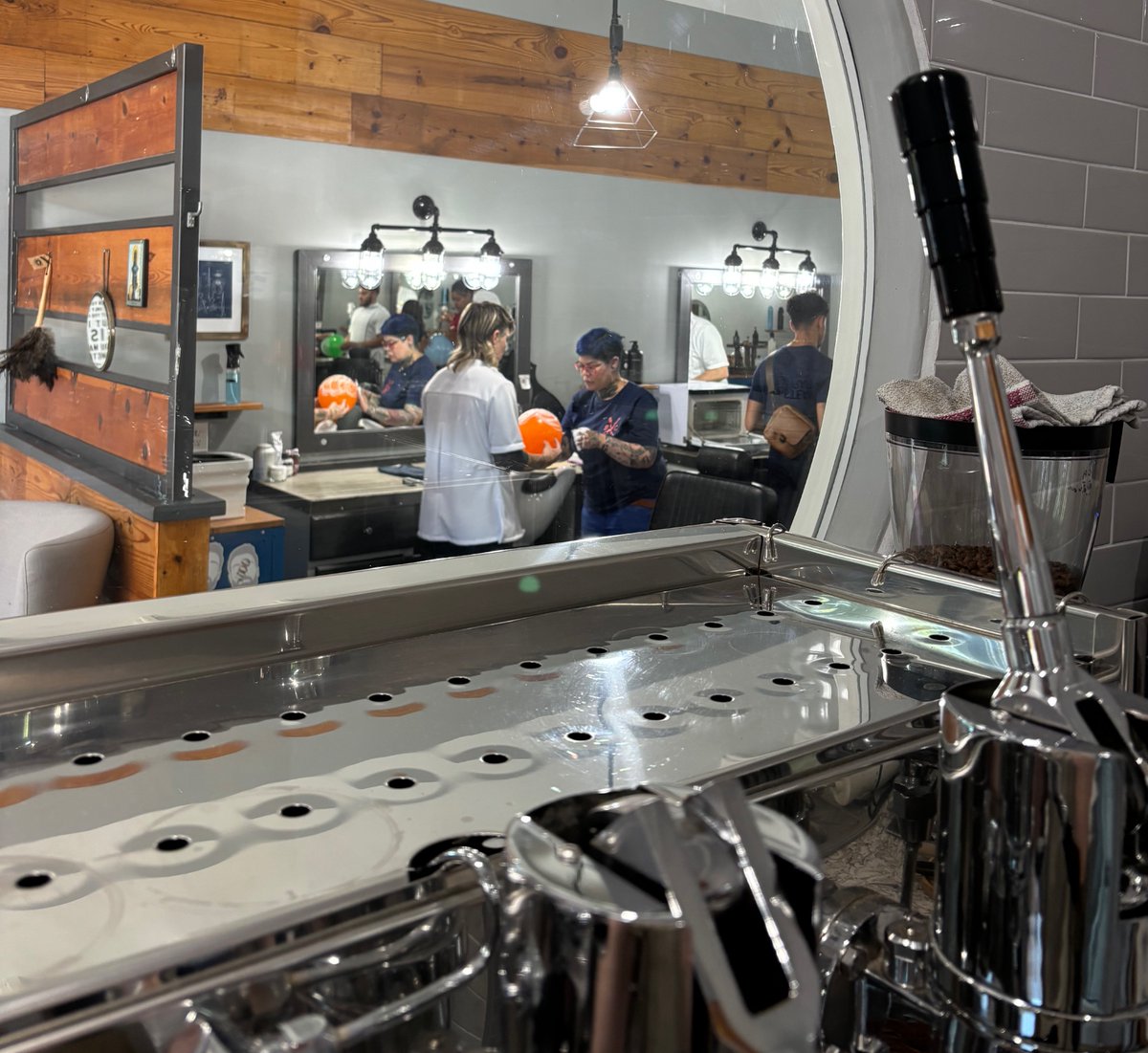 Views from our in house coffee shop 🌁 #bladecraftbarberacademy 

#barberschool #barber #barbershopconnect #barbers #barbershop #barberstudent #barbers #haircut #barberlife #dallashairstylist #dallasbarber #dfwhairstylist #dfwbarbershop