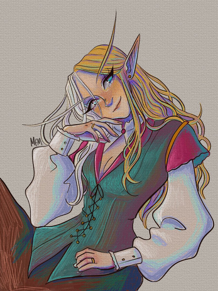 mformultiverse's tweet photo. It’s #PortfolioDay again! I’m Milly and drawing characters make me happy ☺️✨ https://t.co/EsCiGYfY86