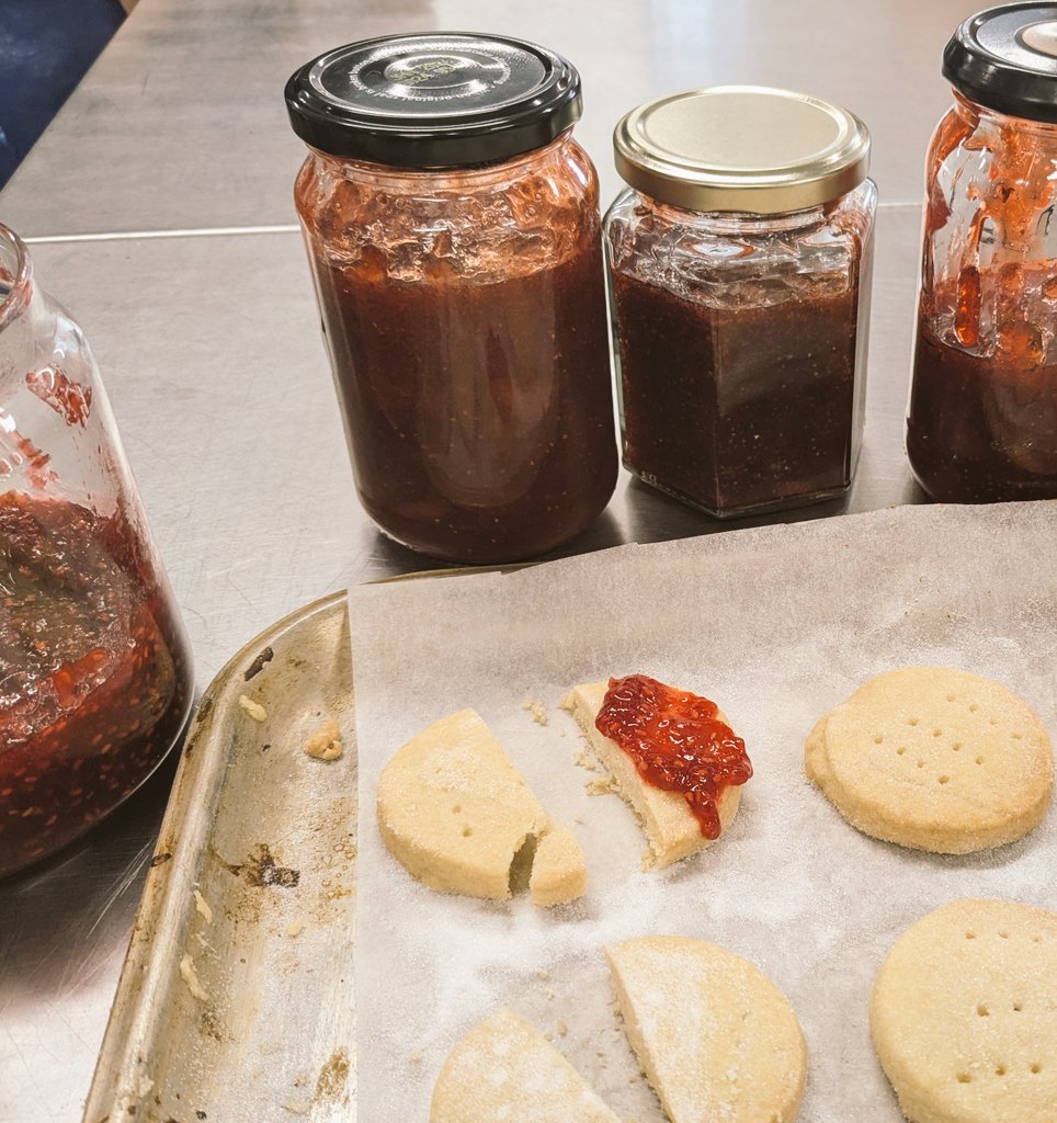 Mrs Mulhall (@mrsmulhall3) on Twitter photo Today Y10 used delicious strawberries or raspberries to make jam. They demonstrated the use of seasonal ingredients, using pectin to set a gel and preservation. They got to test their jam on some home made short bread 😋 what a treat! 🍓 🇬🇧
<a href="/DTMelkshamOak/">DT Dept Melksham Oak</a>
<a href="/melkshamoaksch/">Melkshamoak School</a> Today Y10 used delicious strawberries or raspberries to make jam. They demonstrated the use of seasonal ingredients, using pectin to set a gel and preservation. They got to test their jam on some home made short bread 😋 what a treat! 🍓 🇬🇧
<a href="/DTMelkshamOak/">DT Dept Melksham Oak</a>
<a href="/melkshamoaksch/">Melkshamoak School</a>