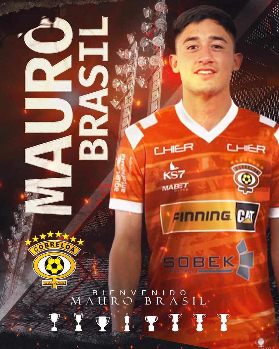 Bienvenido Mauro!!! 💪🏼🇺🇾

Estamos muy felices de anunciar que el defensor central, Mauro Brasil, es oficialmente nuevo jugador de nuestro Cobreloa 🧡

El futbolista uruguayo de 25 años ha defendido los colores de su país, y cuenta con paso por Peñarol, Cerro Largo y Rampla