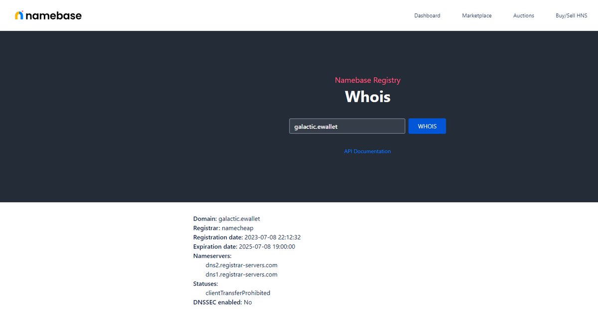 galactic.ewallet was already renewed! Congratulations to the owner! Get your own .ewallet domain name at:
Encirca: encirca.com/handshake-ewal…
Namecheap: namecheap.com/domains/handsh…