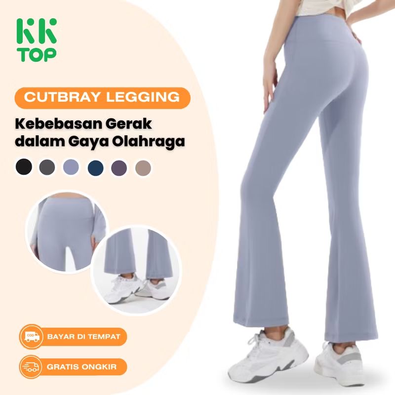 puttche's tweet image. Laging booming nih model cutbray kayak ini 🏃🏼 Celana Olahraga Yoga Wanita Legging Sport Celana Cutbray Olahraga High Waist Pants Gym dengan harga Rp99.000. Dapatkan di Shopee sekarang! s.shopee.co.id/3fjAzG5C2T?sha…