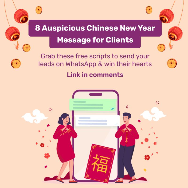 privyrs's tweet photo. “Do you have any Chinese New Year greetings I can send to my leads?” Get our free scripts from the link in comments. https://t.co/0zACUtnIBf